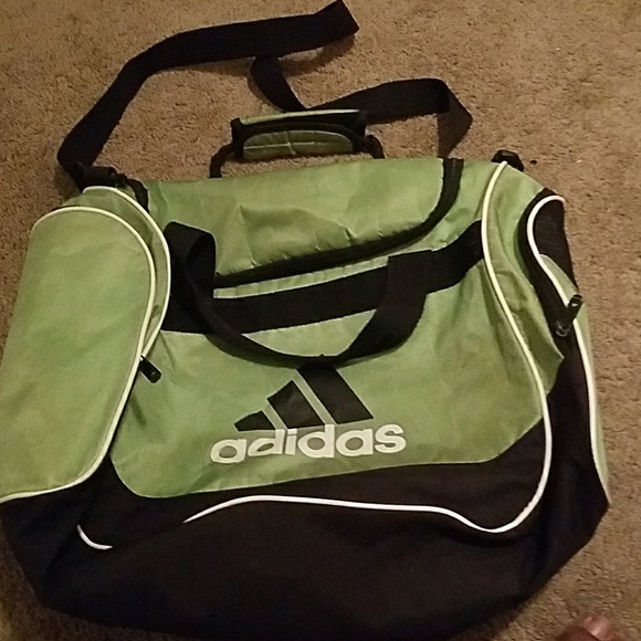 green adidas messenger bag
